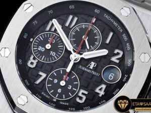 AP0374B - AP Royal Oak Chrono 26470 SSSS Black A3126 - Noob - 12.jpg